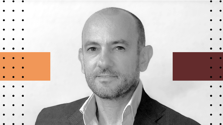 Stylized image of Antonio de Palmas