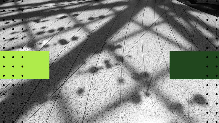 Closeup of a floor in an events center