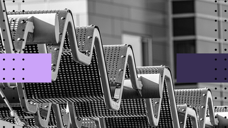 Closeup of a building exterior